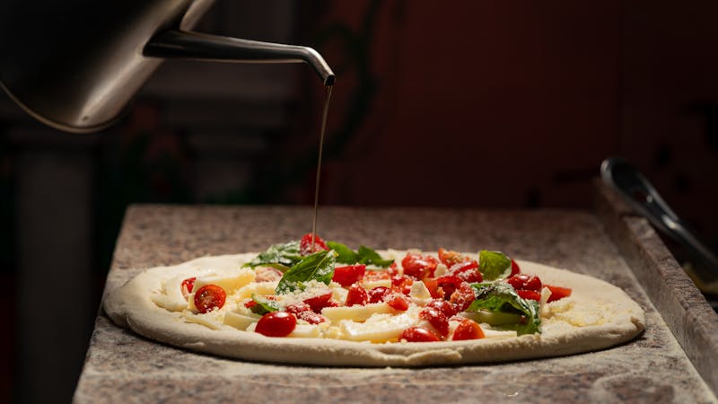 Classic Margherita pizza